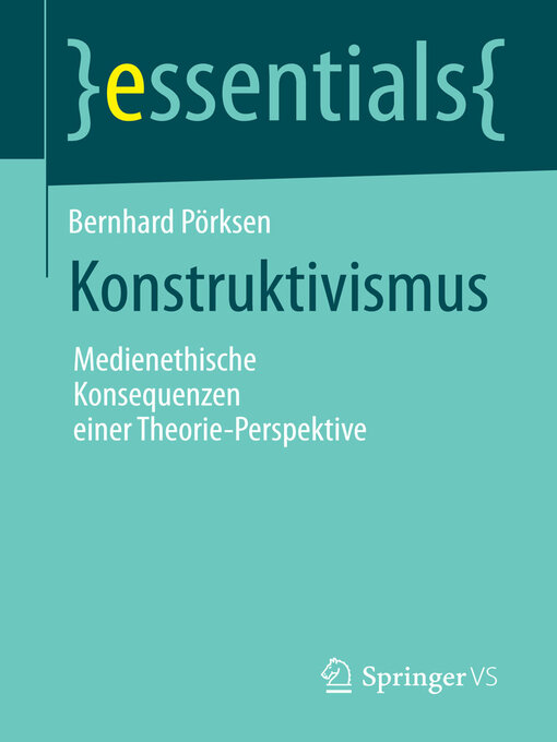 Title details for Konstruktivismus by Bernhard Pörksen - Available